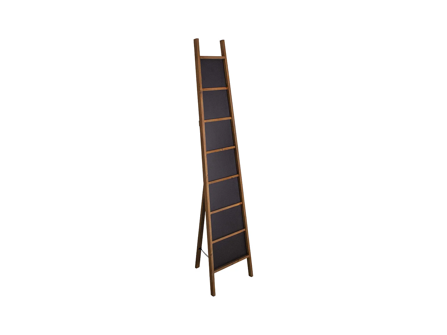 Echelle en bois avec ardoises 39 x 35.5 x150 cm