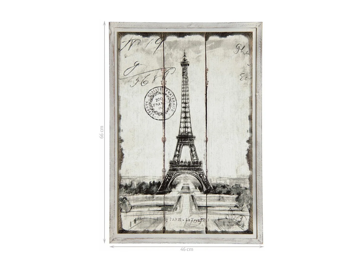 Quadro in legno Torre Eiffel di Parigi