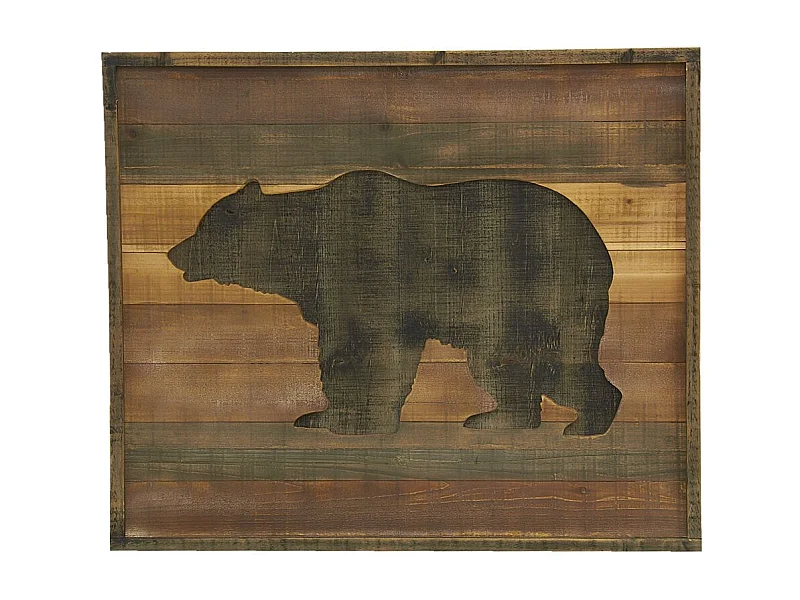 Rahmen aus Kiefer Bärendekor