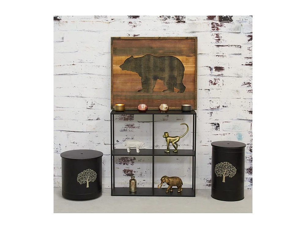 Rahmen aus Kiefer Bärendekor