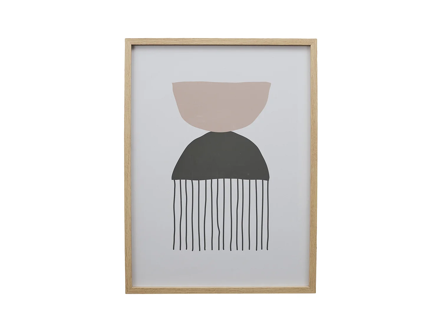 Lot De 3 Tableaux Decoratifs Motif 60cm Blanc, Noir, Beige