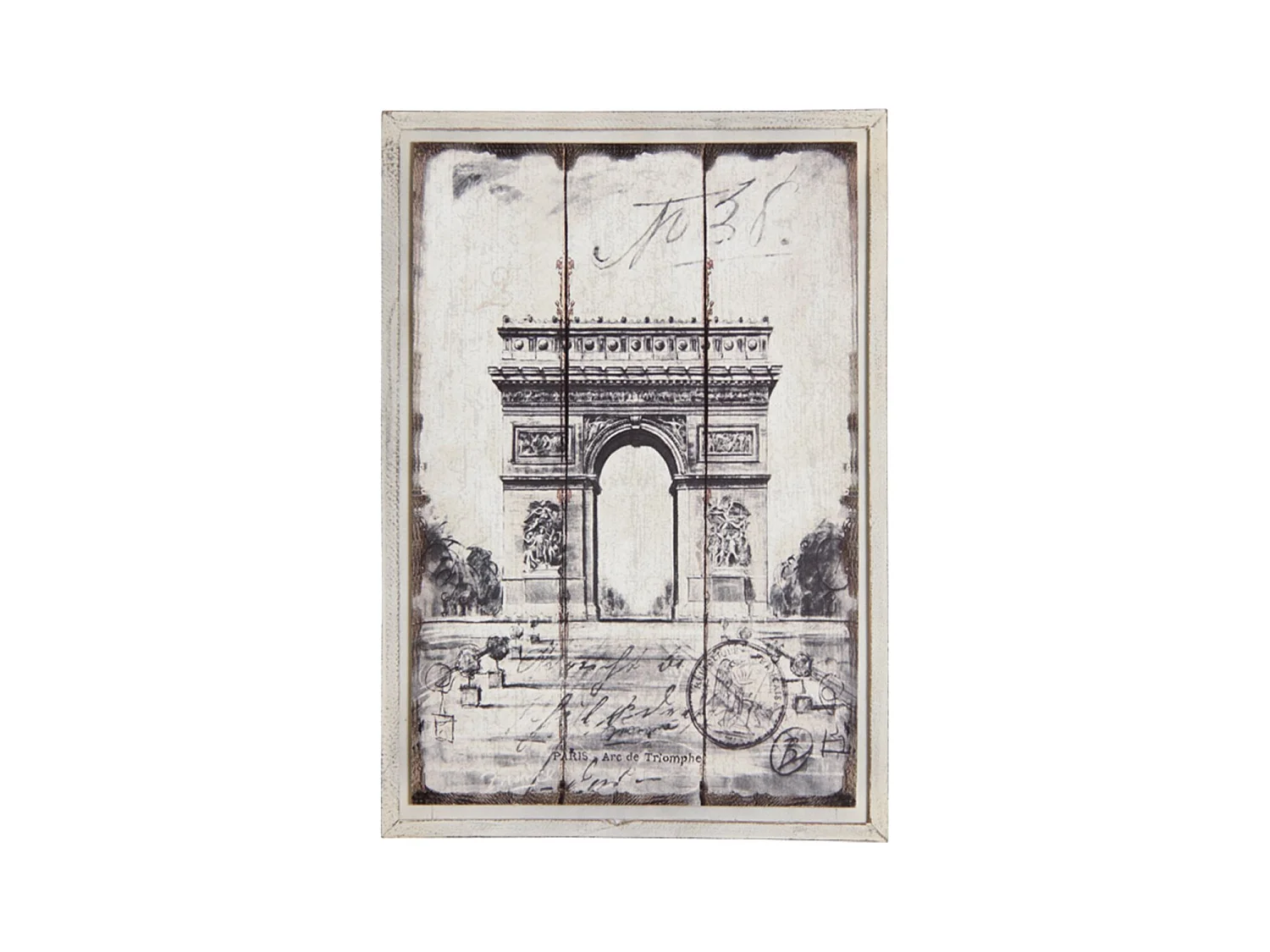 Tableau en bois Paris Arc de Triomphe