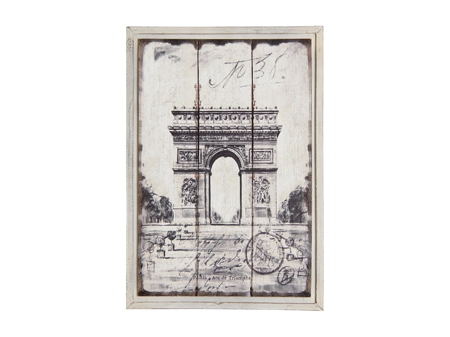 Quadro in legno Arco di Trionfo di Parigi