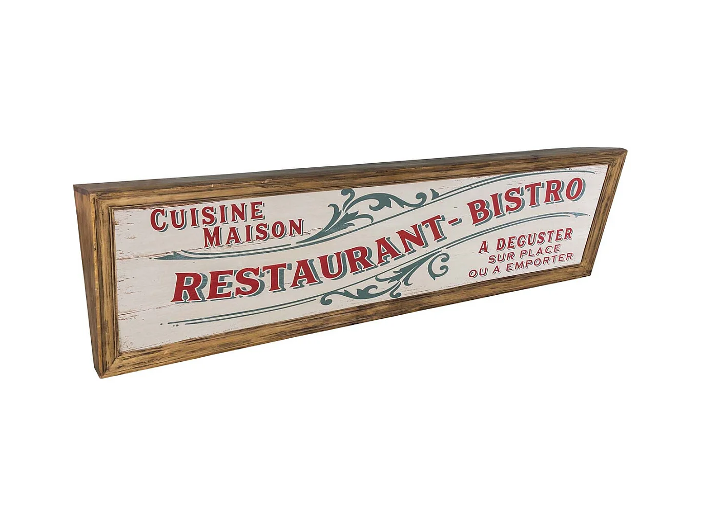 Panneau décoratif en bois Commerce 150 x 40 cm Restaurant