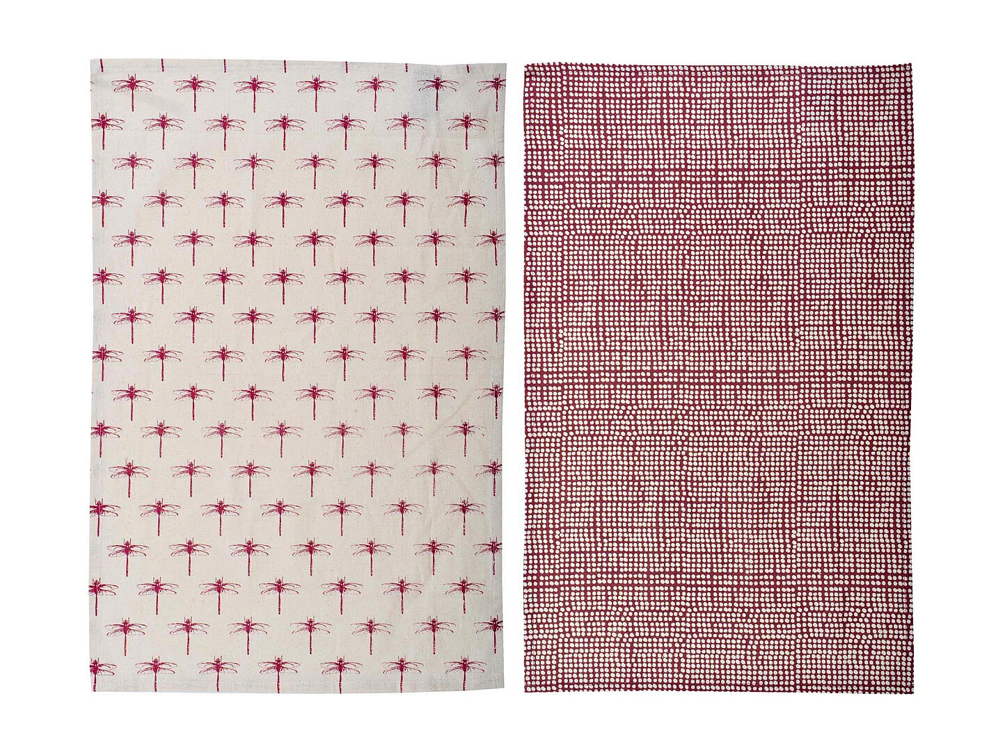 Küchentuch aus Baumwolle "Libellules" (2-stück)