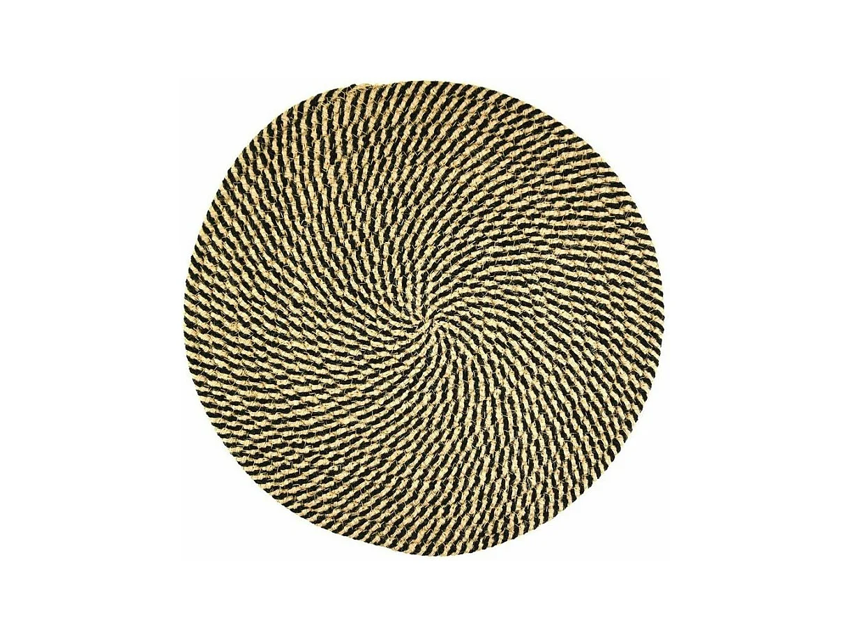 Set de table rond en jute naturelle (Lot de 6)