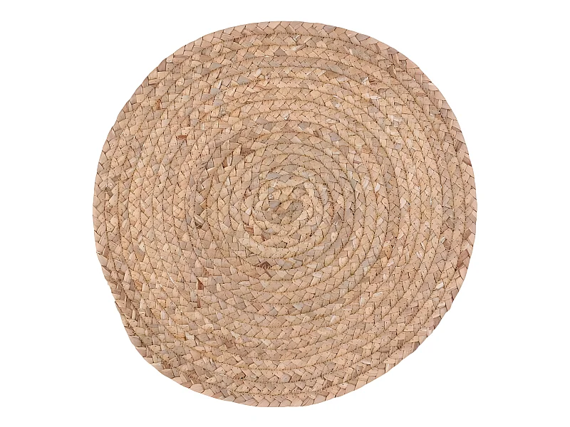 Set de Table Tressé "Jonc de Mer" 38cm Naturel