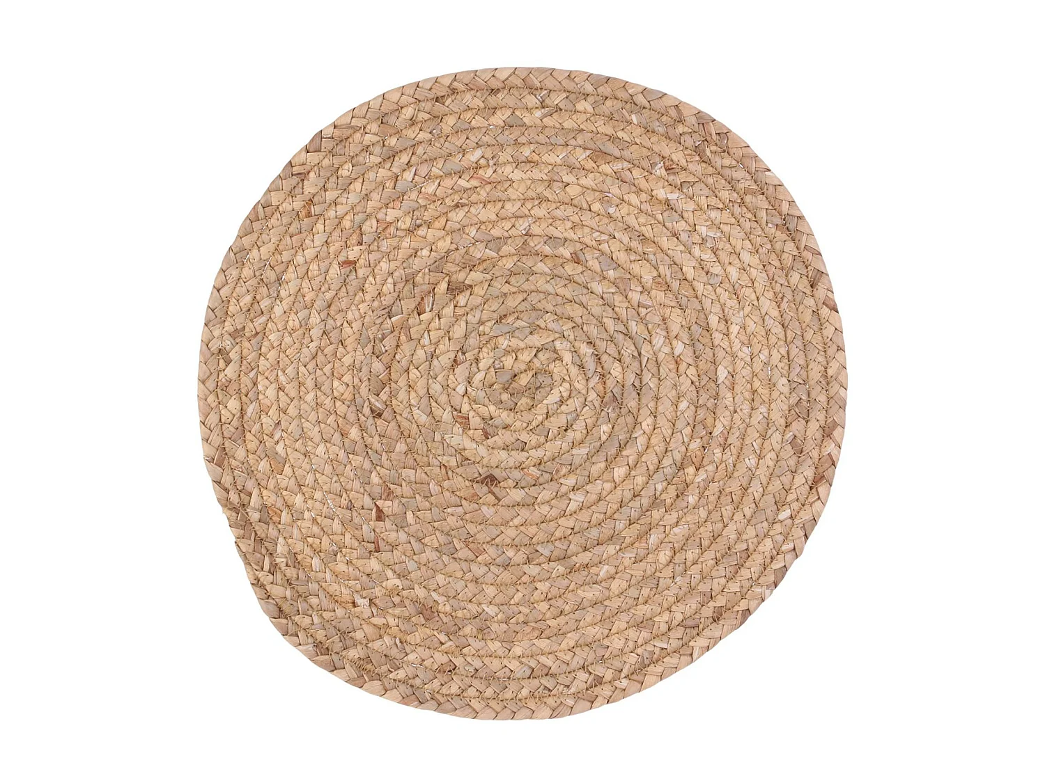 Set de Table Tressé "Jonc de Mer" 38cm Naturel