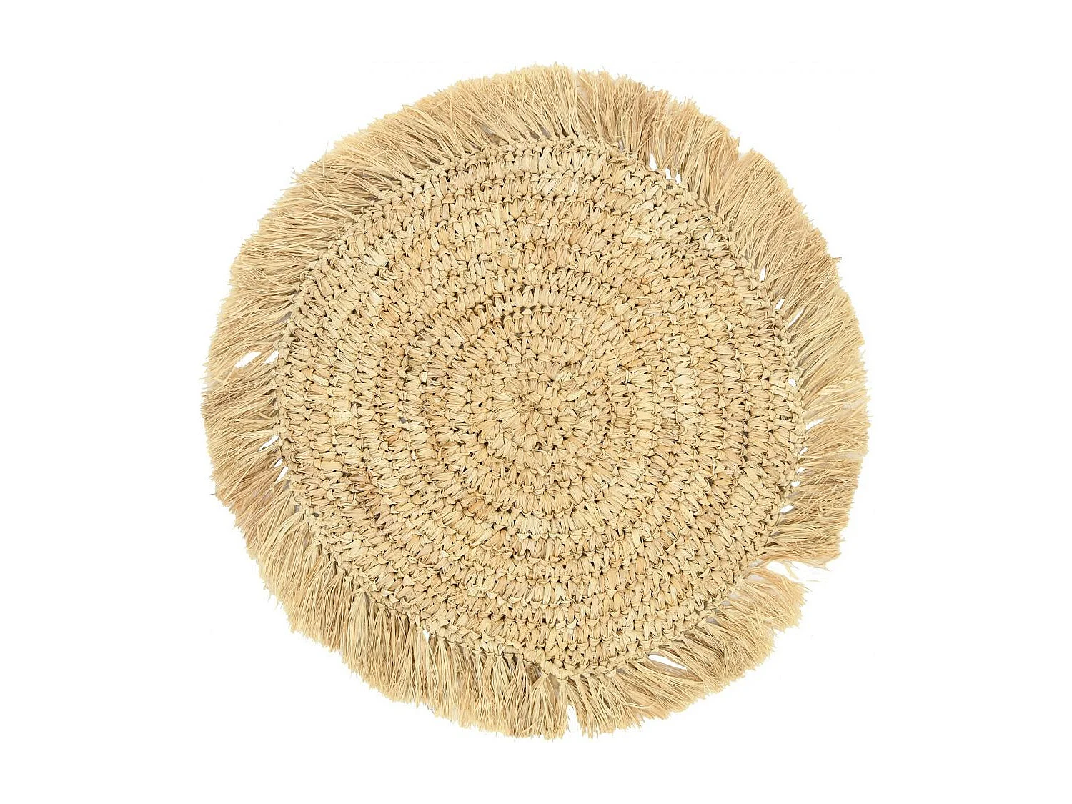 Tovaglietta in rafia (set di 6) rotonda