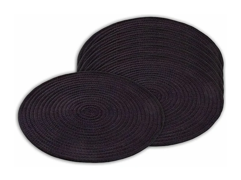 Tovaglietta 38 cm (Set di 6) Nero