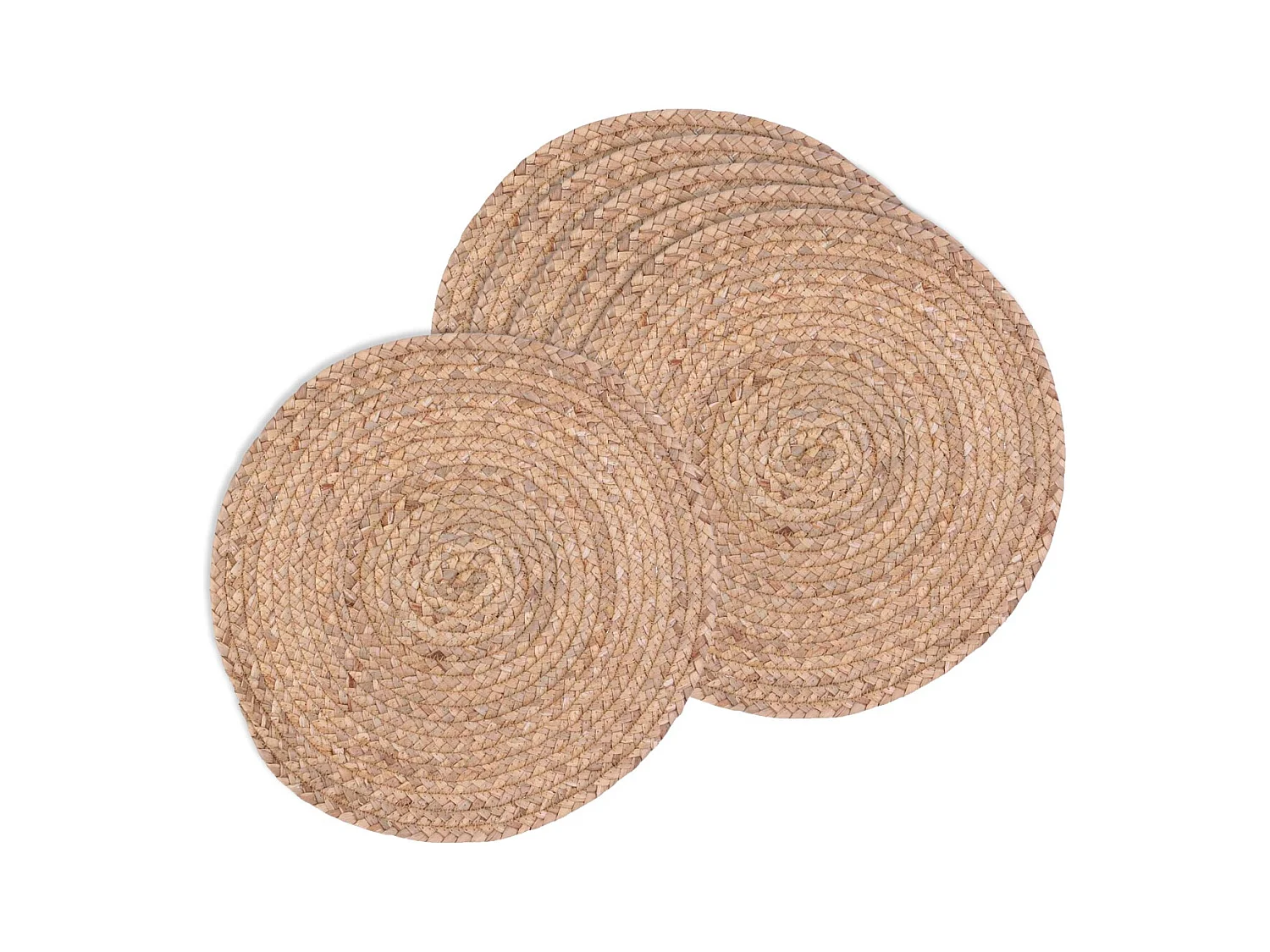 Set de table en jonc de mer tressé Lot de 6