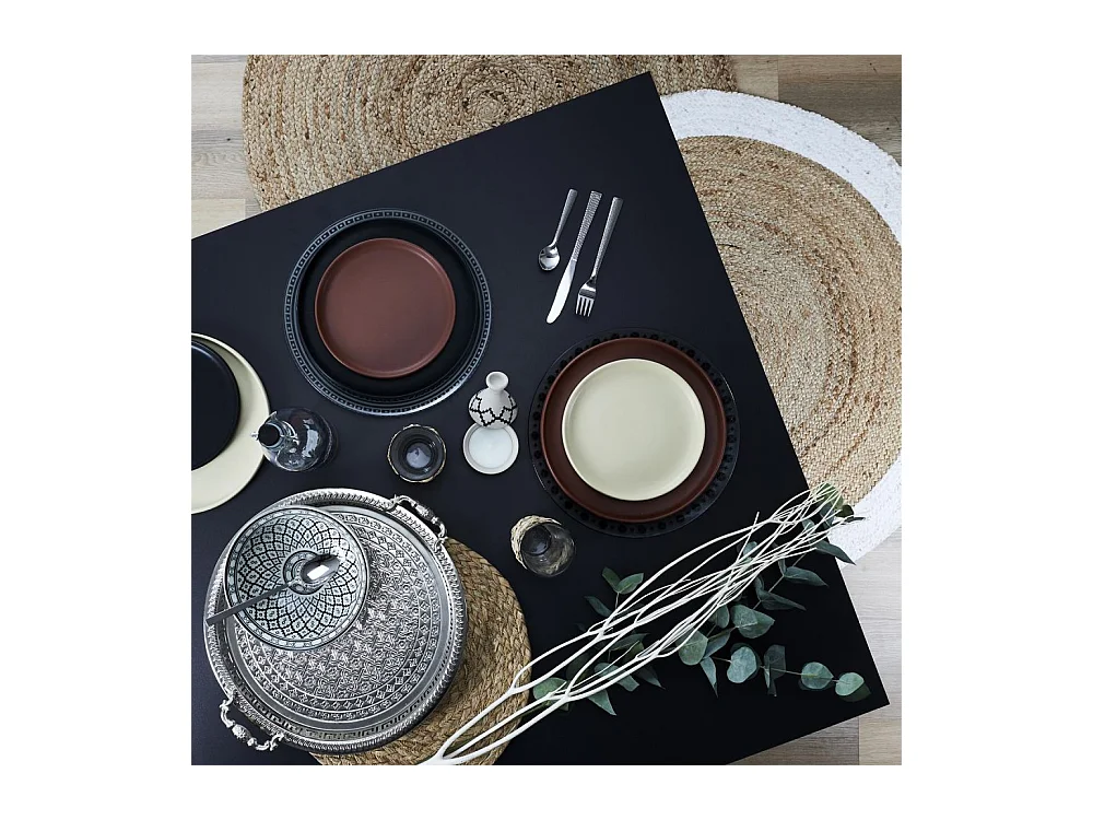 Set de table en jonc de mer tressé Lot de 6