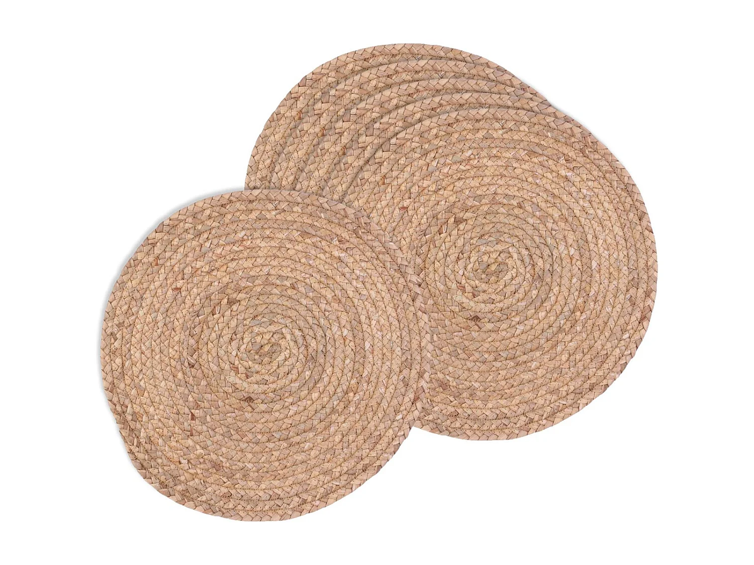 Set de table en jonc de mer tressé Lot de 6