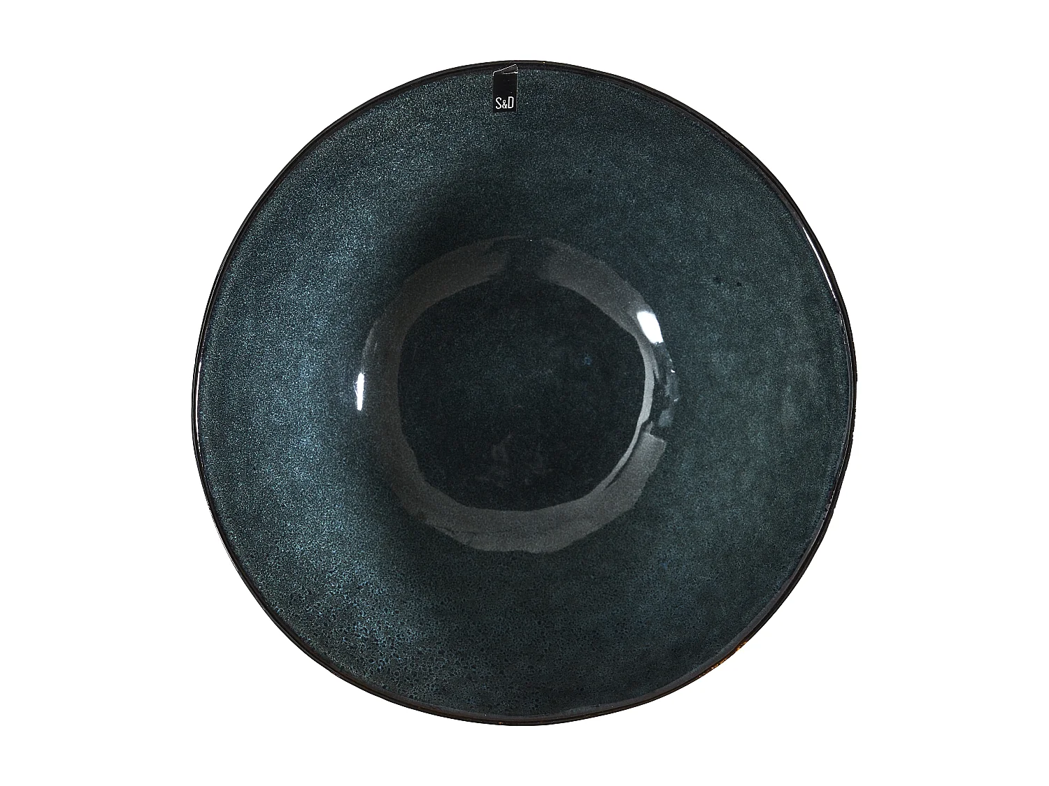 Saladier 3l D28cm H11cm Au Gres Du Temps Bleu Bleu