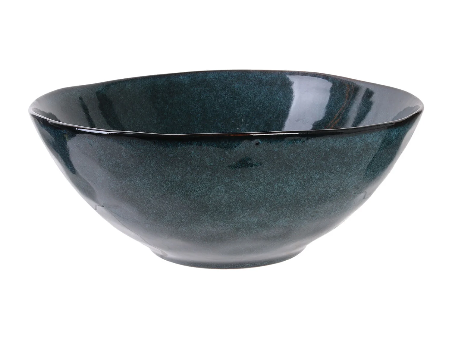 Ensaladera de gres azul 3 L Au grès du temps