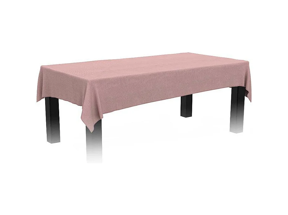 Nappe rectangulaire effet lin imperméable 260 x 170 cm