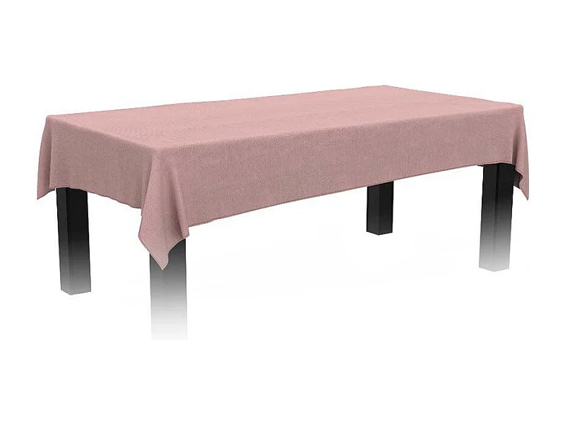 Nappe rectangulaire effet lin imperméable 260 x 170 cm