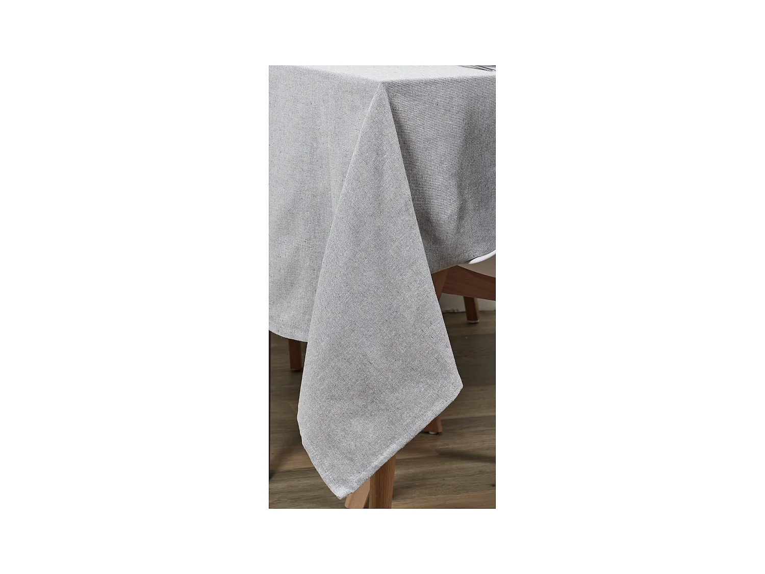Nappe Coton Gris 140x250cm Gris