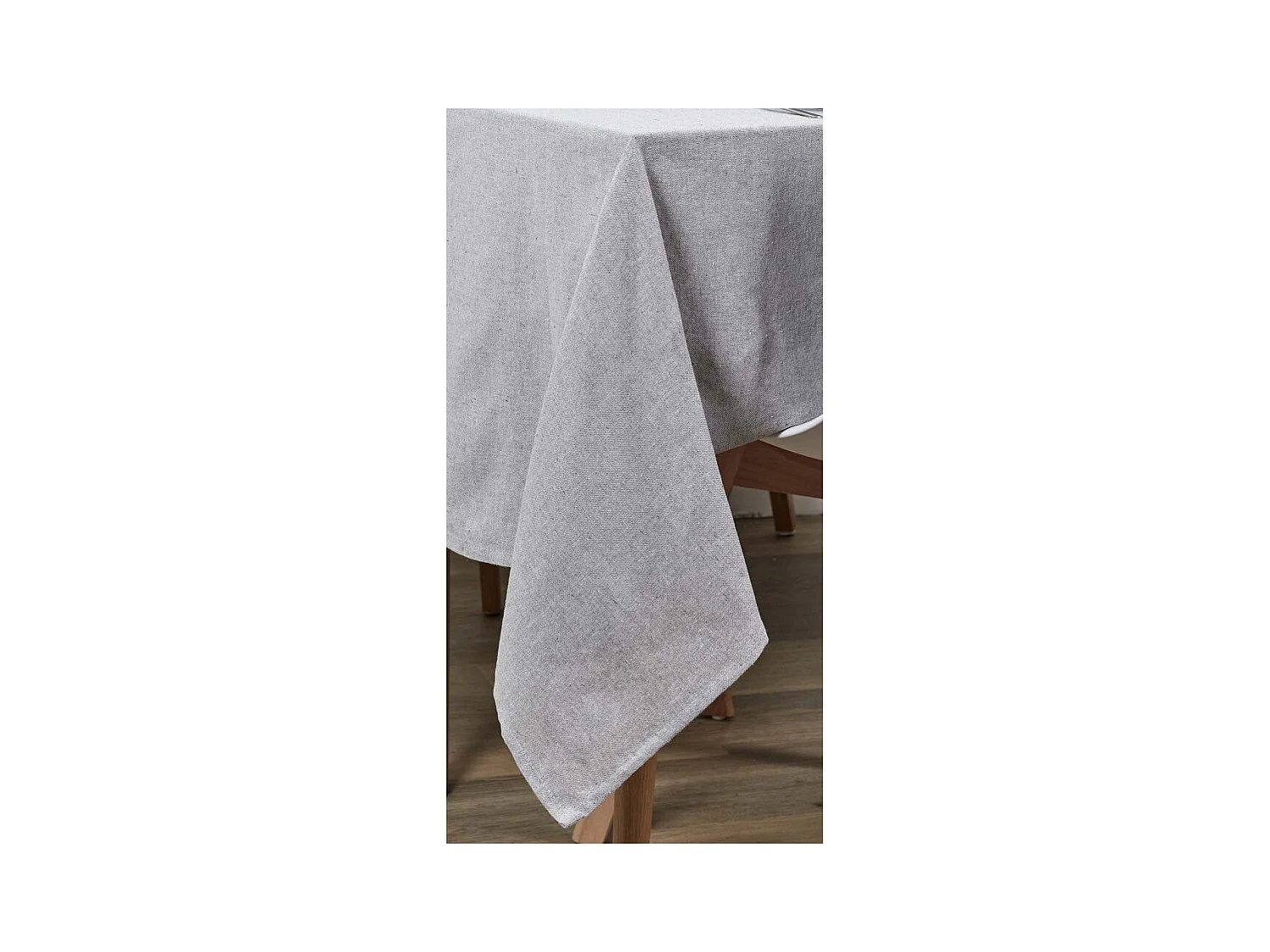 Nappe Coton Gris 140x250cm Gris