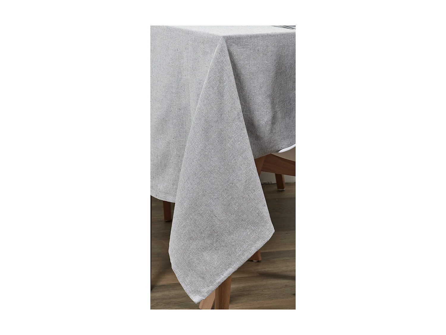 Nappe Coton Gris 140x250cm Gris