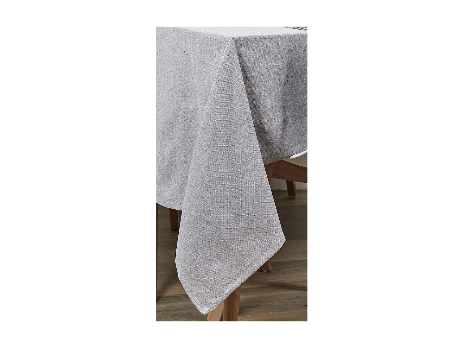 Nappe Coton Gris 140x250cm Gris