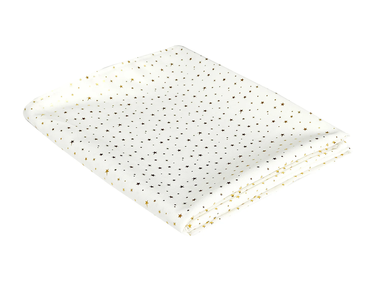 Nappe Motif Etoile Doree 140x250cm
