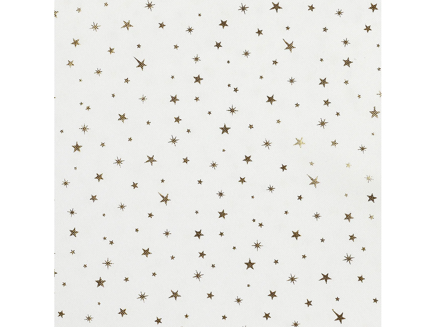 Nappe Motif Etoile Doree 140x250cm