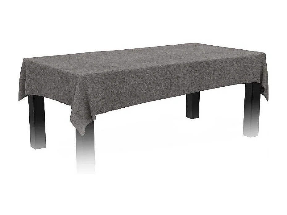 Nappe rectangulaire effet lin imperméable 260 x 170 cm