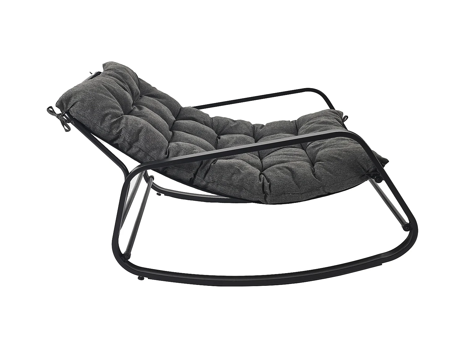 Fauteuil A Bascule Miami Gris