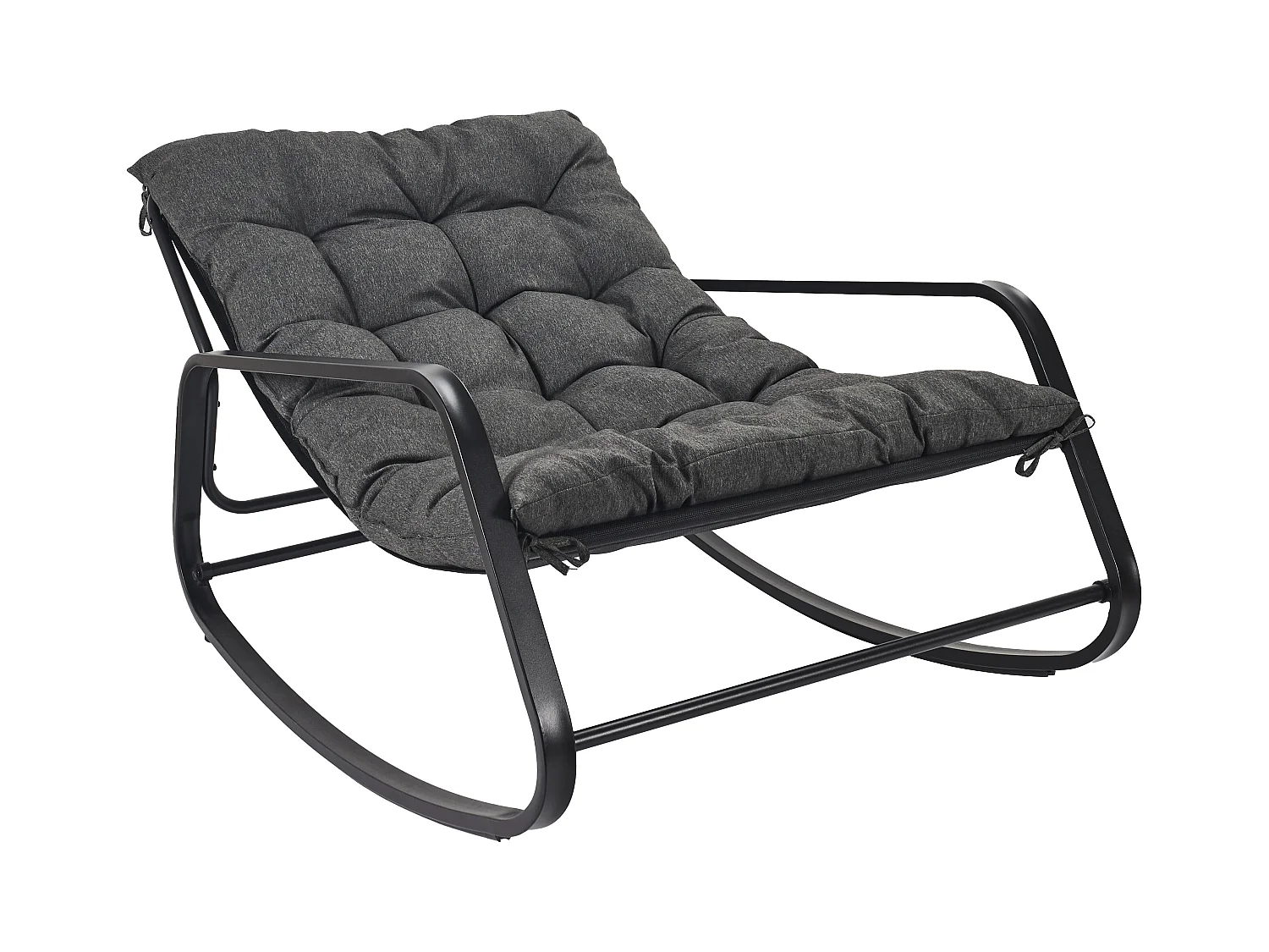 Fauteuil A Bascule Miami Gris