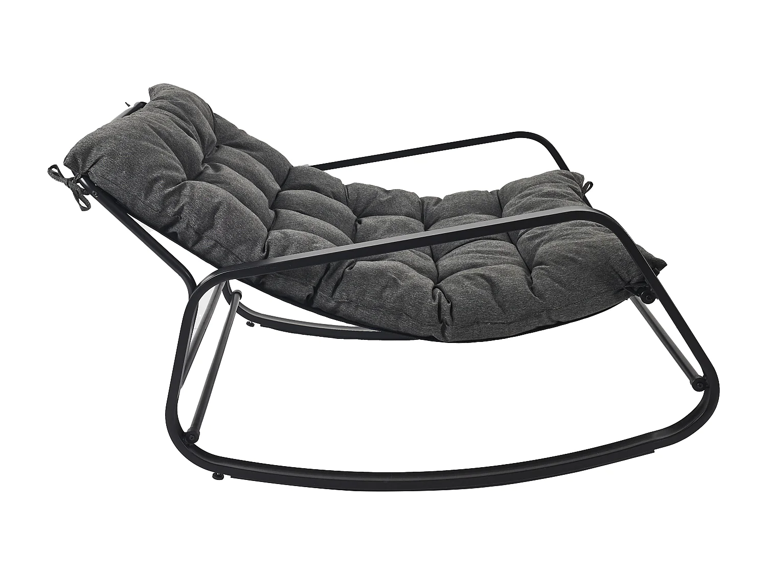 Fauteuil A Bascule Miami Gris