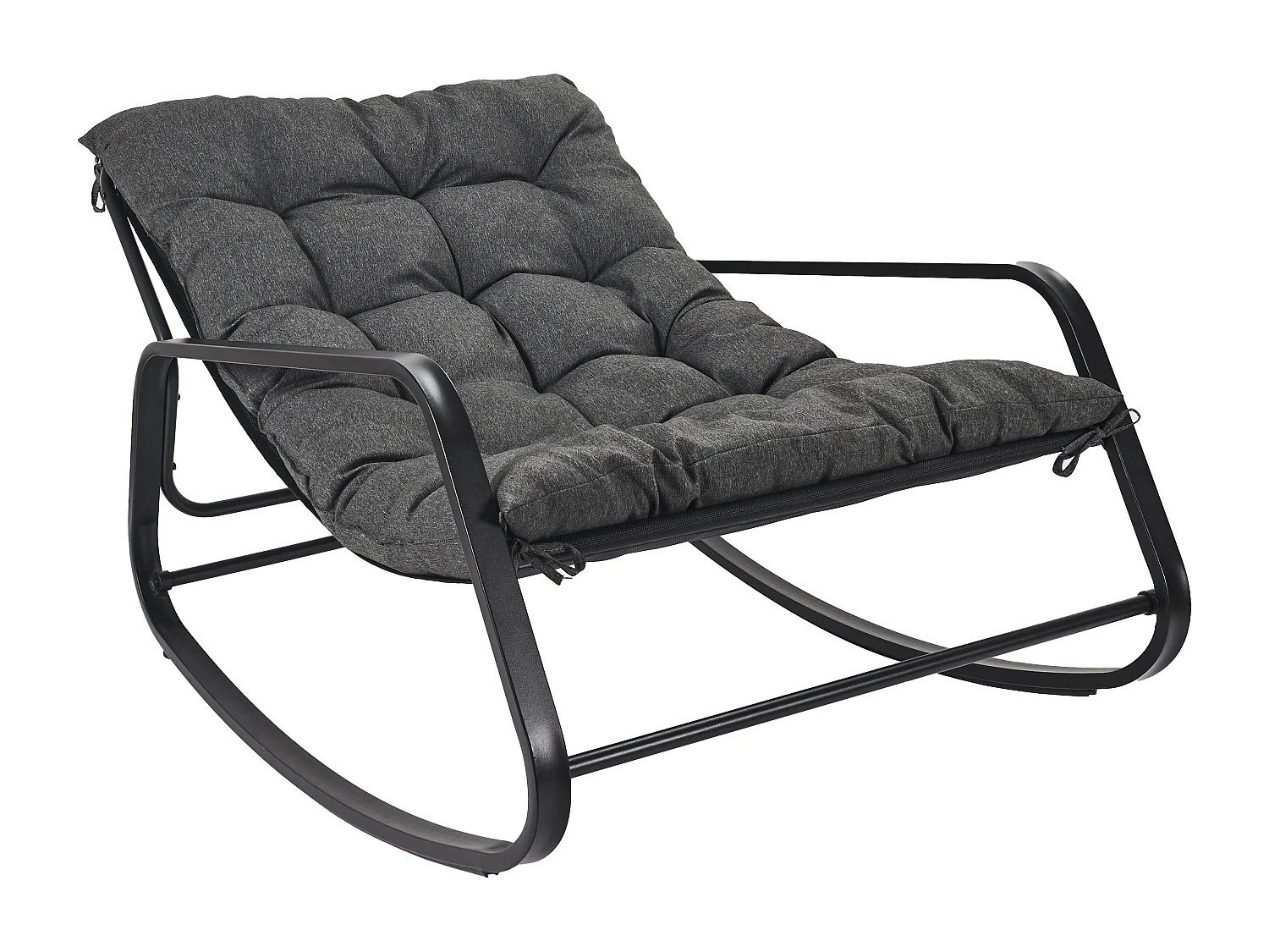 Fauteuil A Bascule Miami Gris