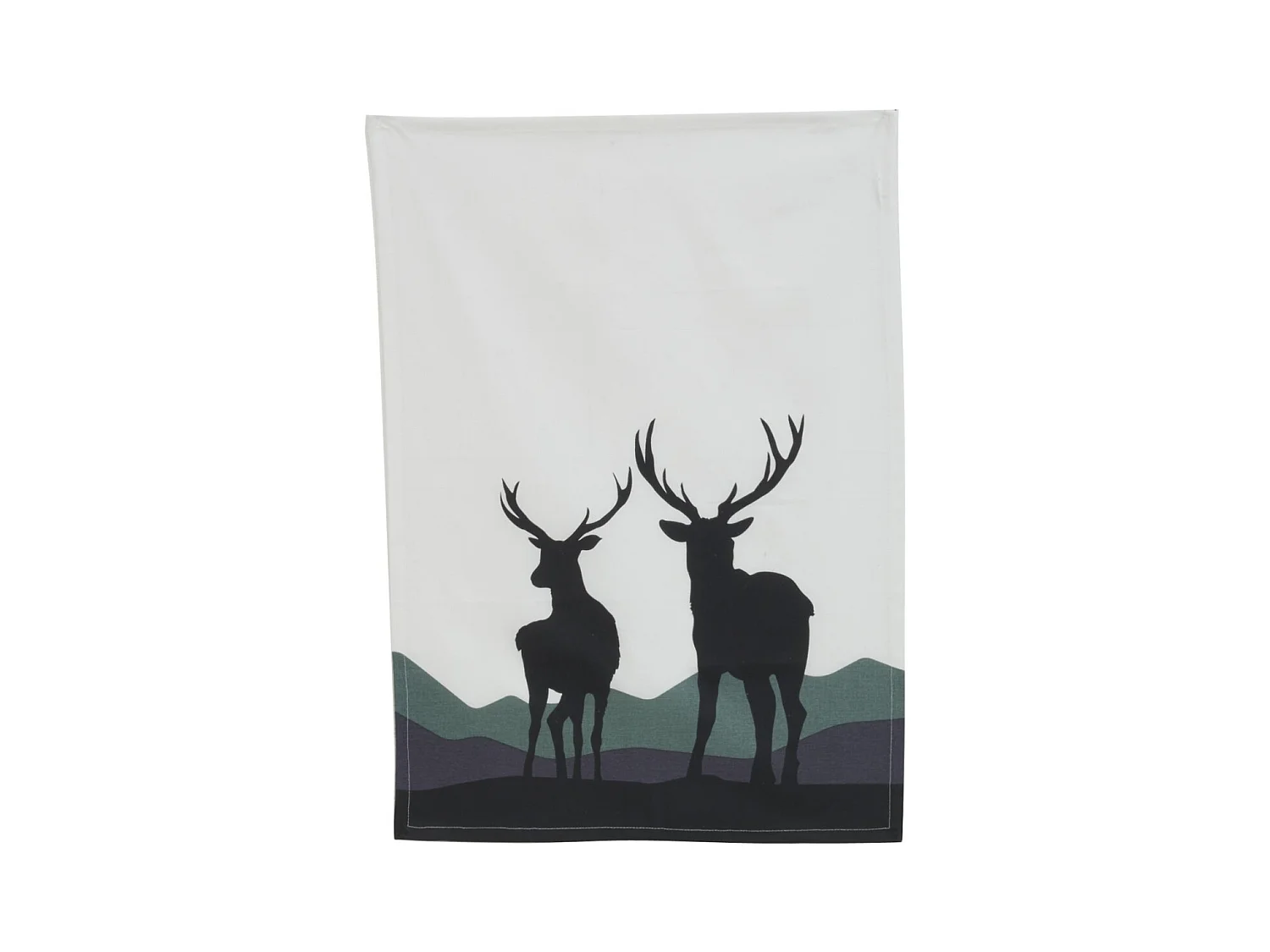 Torchon 100% coton Cerfs