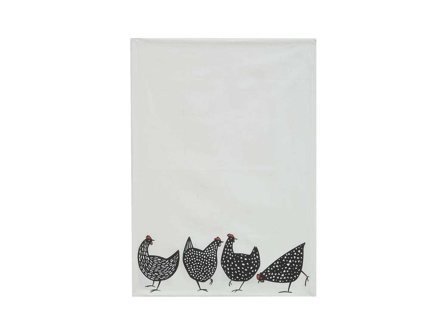 Torchon 100% coton Cocottes