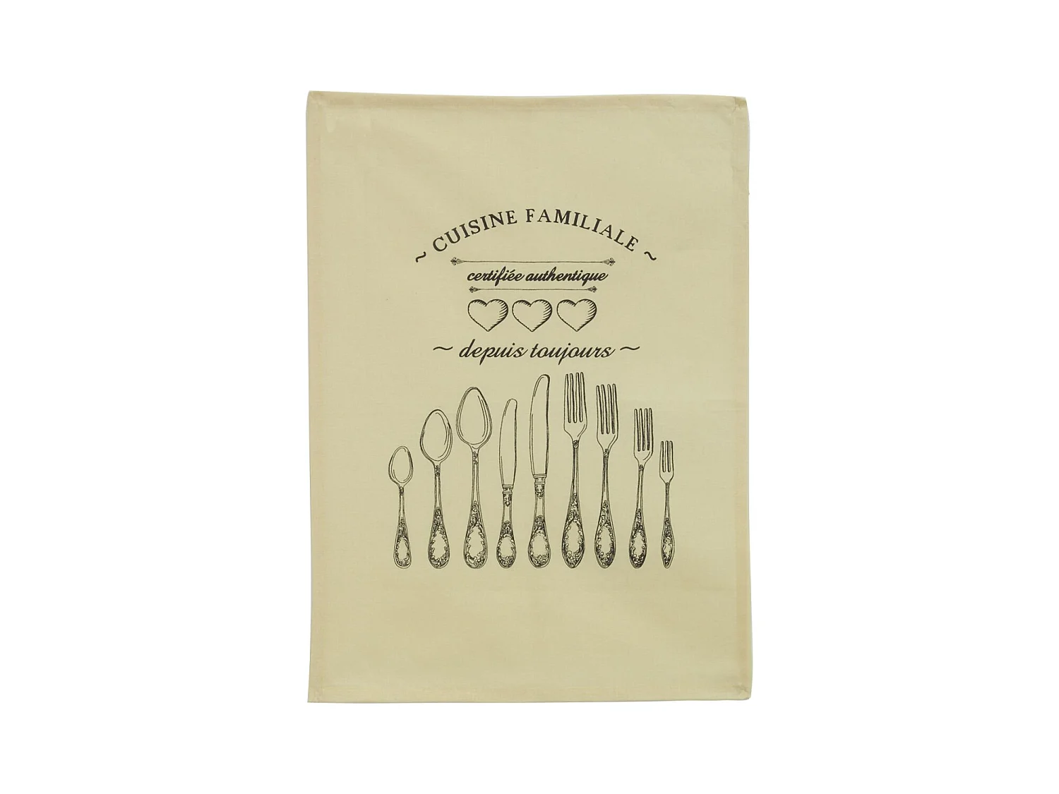 Torchon 100% coton Cuisine familiale