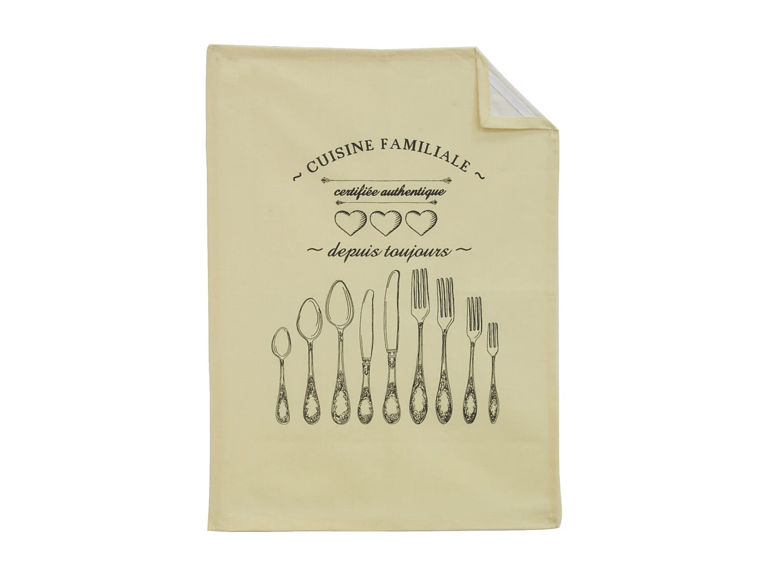 Torchon 100% coton Cuisine familiale