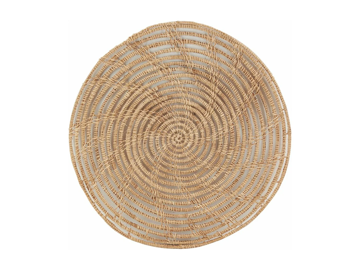 Sets de table ronds en palmier naturel (Lot de 6)