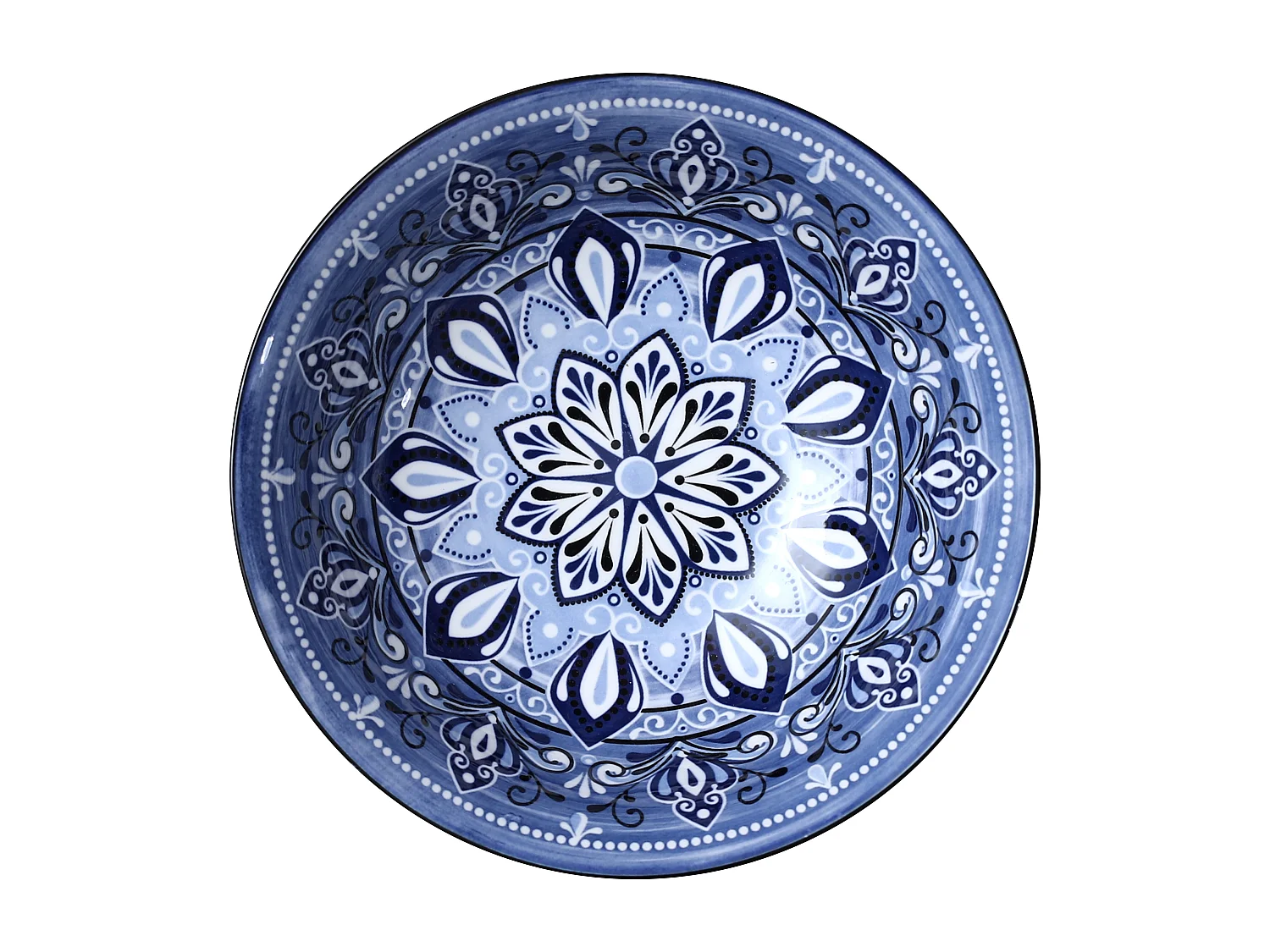 Saladier Jaipur Bleu D21cm A1/m8 Bleu