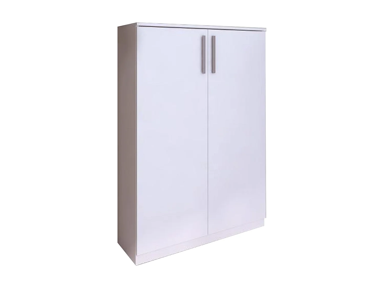 Mueble zapatero MATHIAS - Color blanco - 2 puertas 