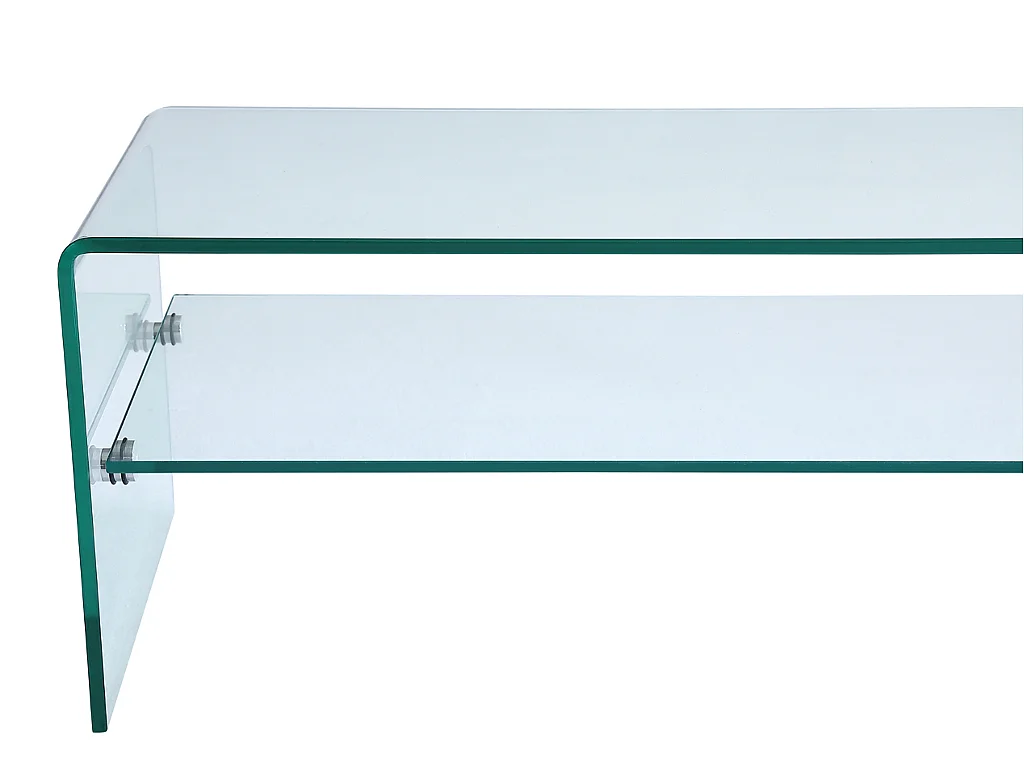 Tv-meubel STILEOS - 1 nis - Gehard glas