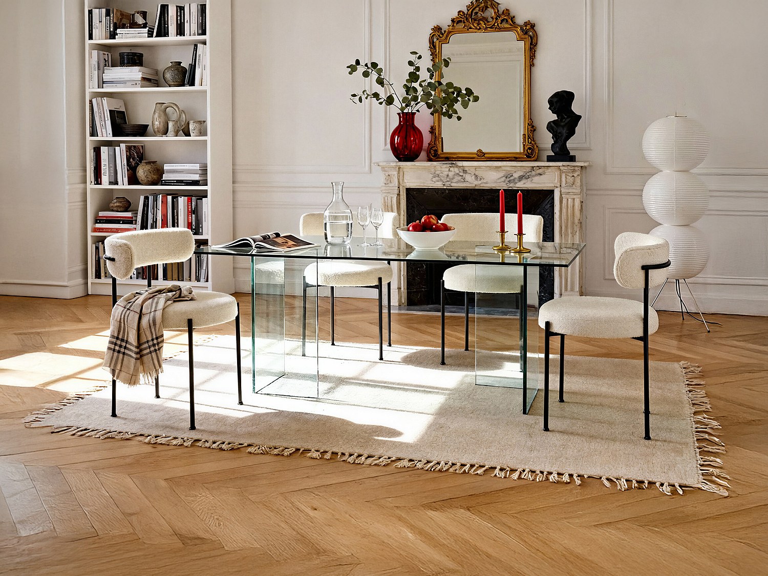 Esstisch - 8 Personen - Glas - COLEDON günstig online kaufen