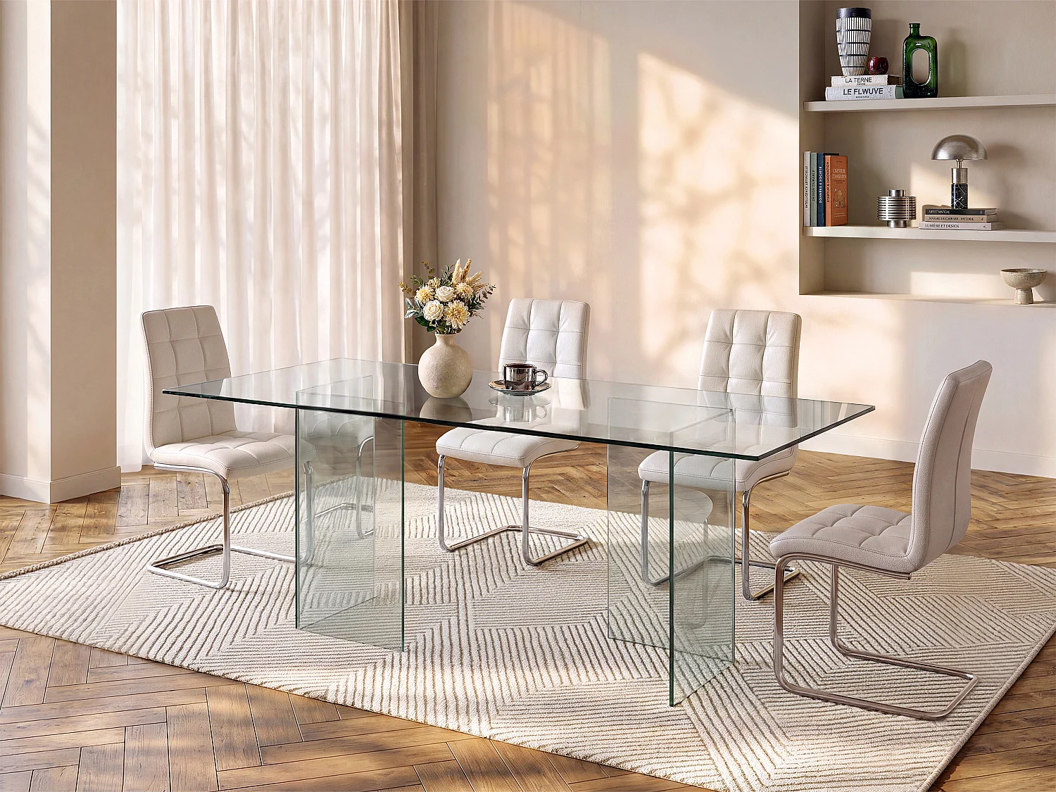 Esstisch - 8 Personen - Glas - COLEDON