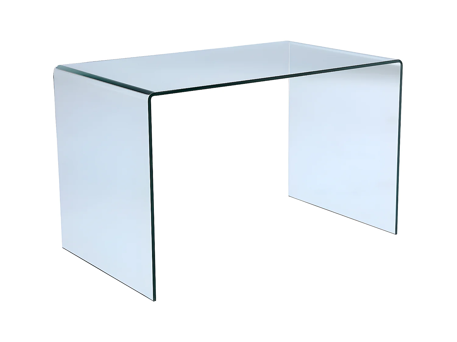 Scrivania in Vetro curvo Trasparente - ELSTRON