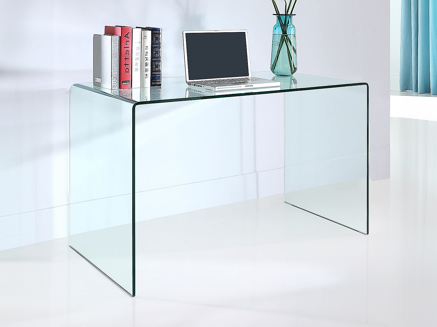 Skrivebord med buet glass ELSTRON