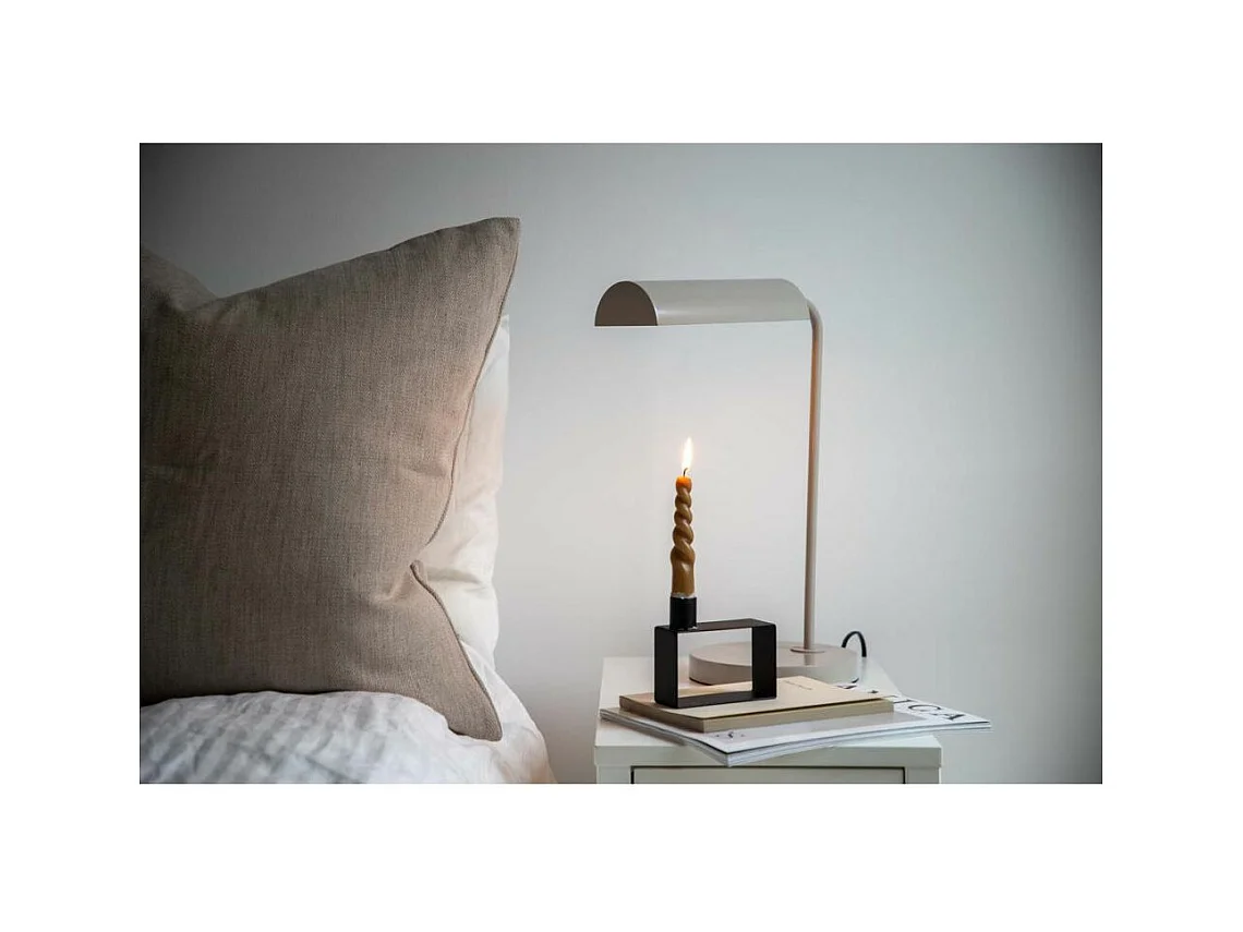 Harmonica verlichting tafellamp 34x18x43cm beige.