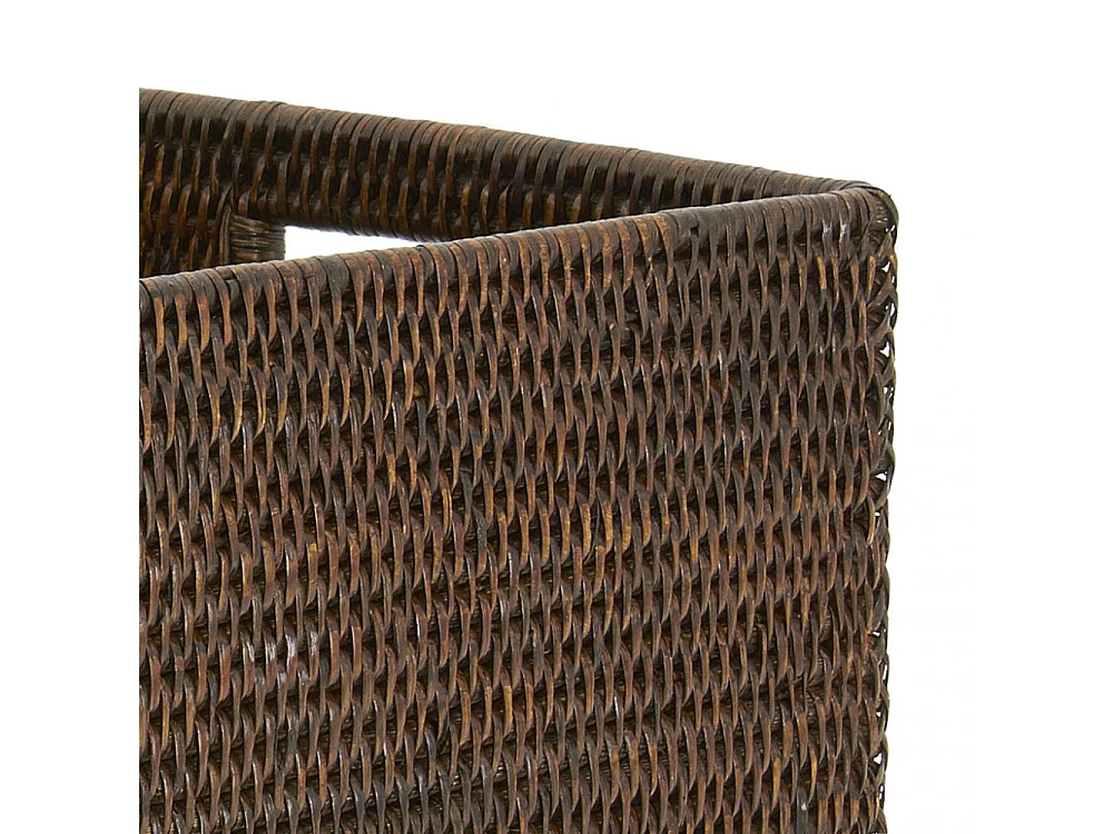 Panier de rangement en rotin antique Longueur 48cm