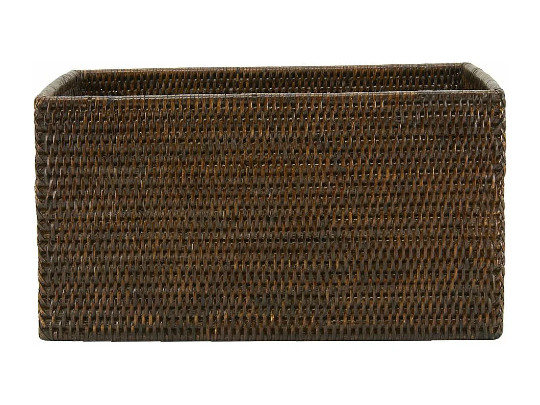 Panier de rangement en rotin antique Longueur 48cm