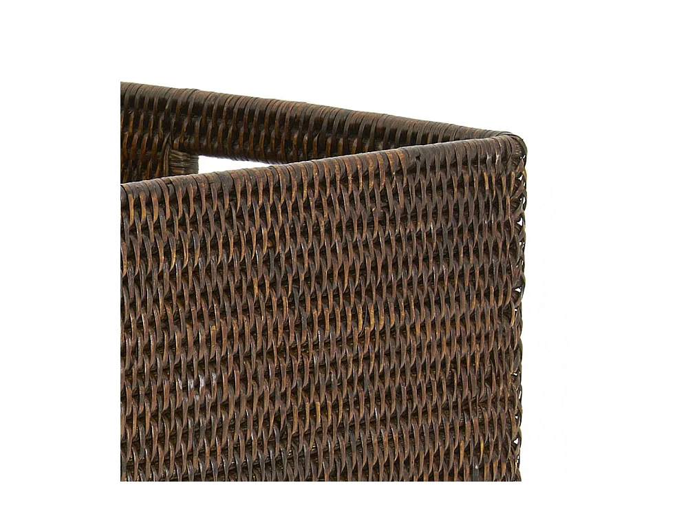 Panier de rangement en rotin antique Longueur 28cm