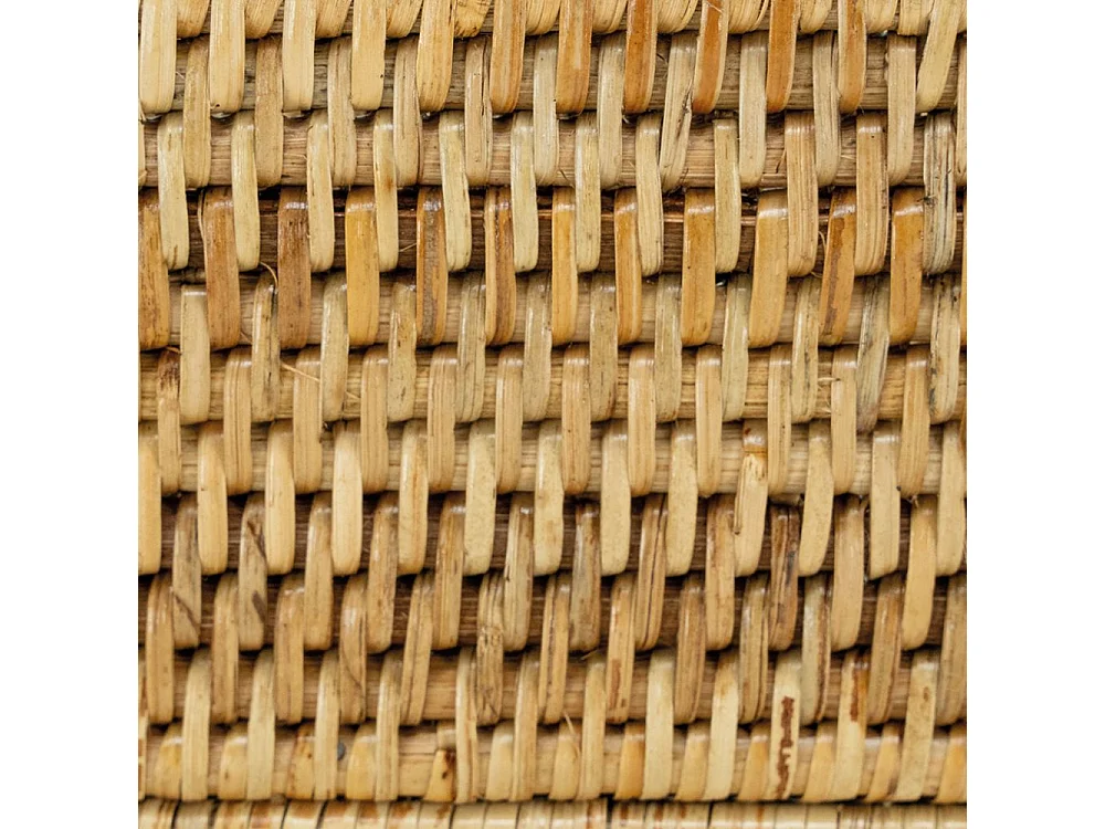 Panier de rangement en rotin naturel 48 x 36 x 25 cm