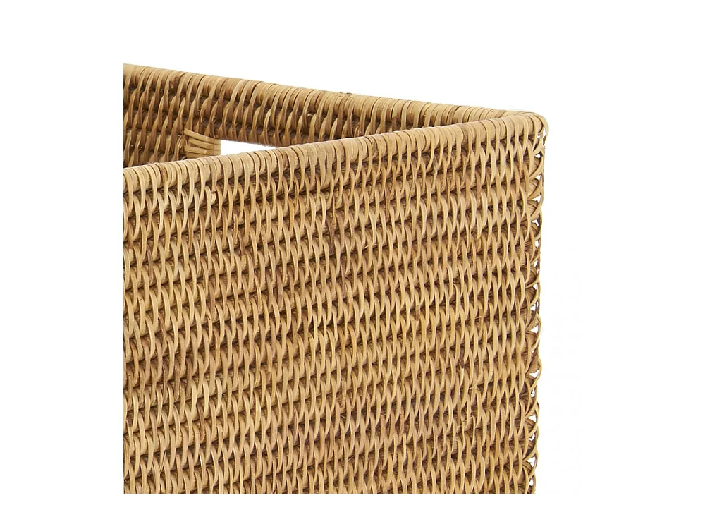 Panier de rangement en rotin naturel 28 x 22 x 15 cm